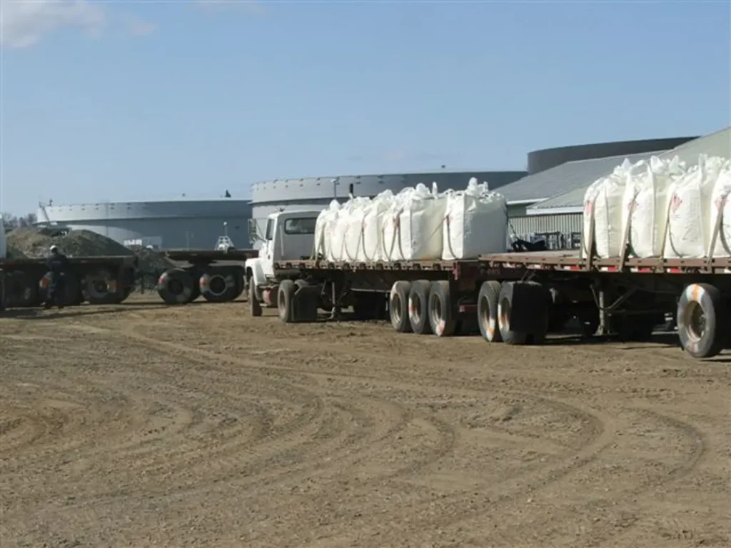 The process of loading sulfur