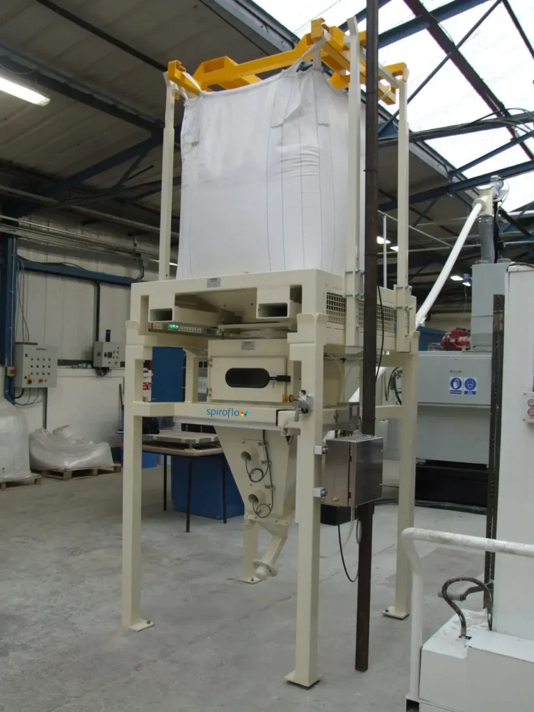 T5 low headroom bulk bag unloader