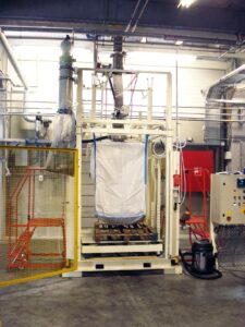 A bulk bag filler