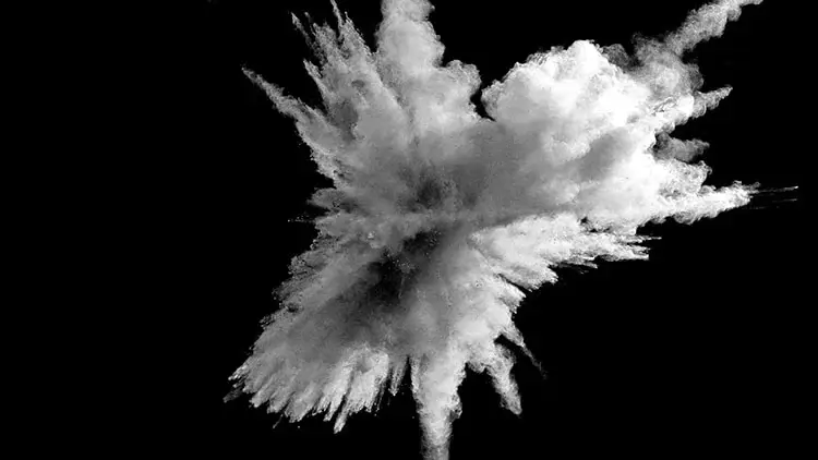 Powder explosion