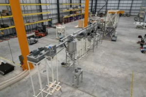bulk bag dischargers with conveyors